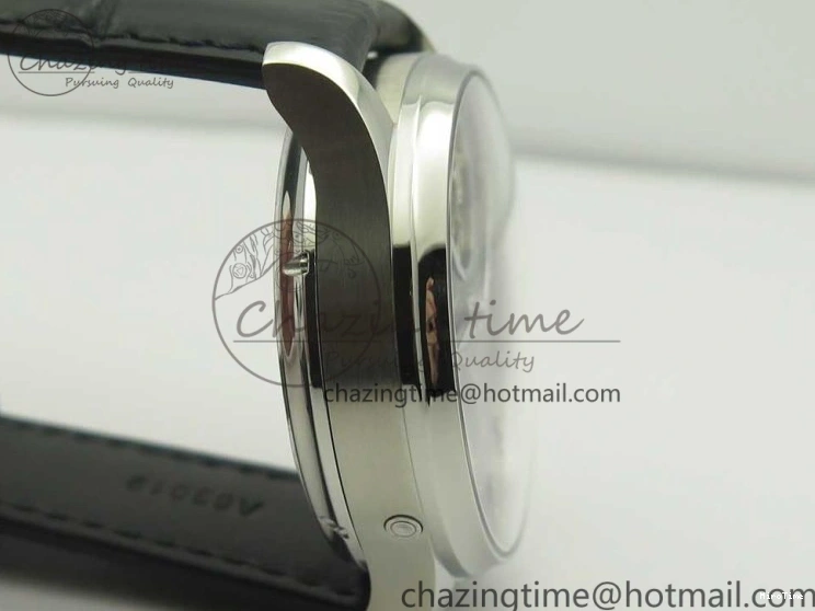 MIROTIME 0227 Sporty Portuguese Tourbillon IW504602 SS ZF Best Edition Blue Dial on Black Leather Strap 7175